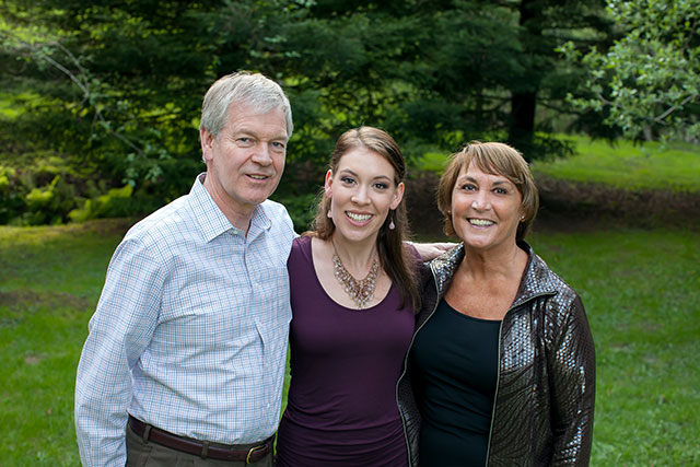 Parent donors Richard and Sandy Lambie with their Daughter Sarah