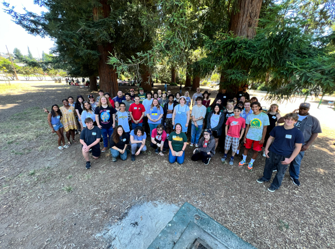 A group photo of the 2023 Bay Area Student Send-Off participants